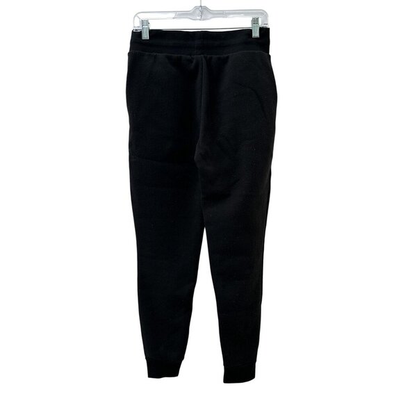 Love Streak Black Fleece Lined Drawstring Waist‎ Pull-On Jogger Pants Women S - Picture 2 of 13